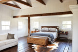 Chocolate and White Cowhide Rug #B2981
