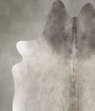 Grey with Beige Cowhide Rug #B29821