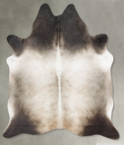 Grey with Beige Cowhide Rug #B29871