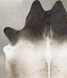 Grey with Beige Cowhide Rug #B29871