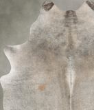 Grey with Beige Cowhide Rug #B29882