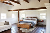 Grey with Beige Cowhide Rug #B29882