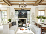 Chocolate and White Cowhide Rug #B2988