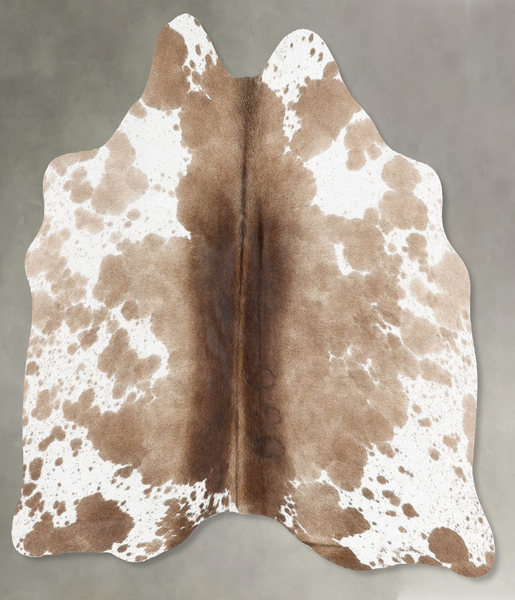 Chocolate and White Cowhide Rug #B29933