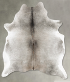 Grey with Beige Cowhide Rug #B29976