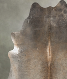 Grey with Beige Cowhide Rug #B29987