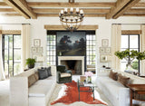 Brown and White Regular Cowhide Rug #B2998