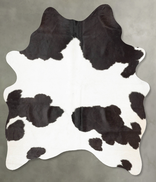 Black and White Cowhide Rug #B30032