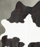 Black and White Cowhide Rug #B30032