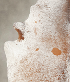 Salt and Pepper Brown Cowhide Rug #B3007