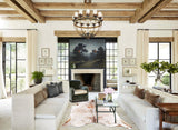 Salt and Pepper Brown Cowhide Rug #B3007