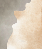 Beige Cowhide Rug #B3009