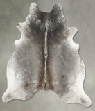 Dark Grey Cowhide Rug #B30116