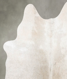 Grey with Beige Cowhide Rug #B30141
