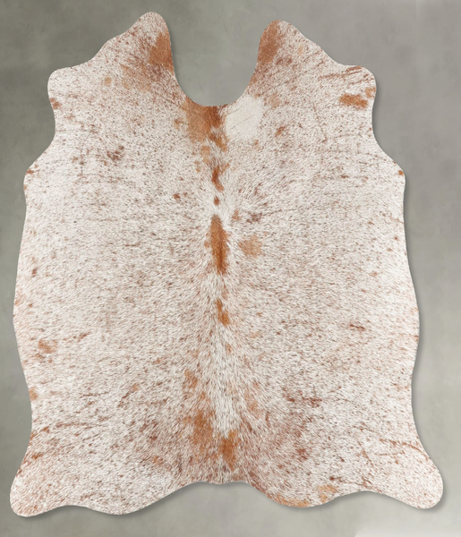 Salt and Pepper Brown Cowhide Rug #B30142