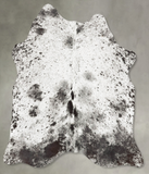 Chocolate and White Cowhide Rug #B30148