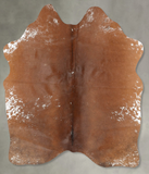 Salt and Pepper Brown Cowhide Rug #B30153