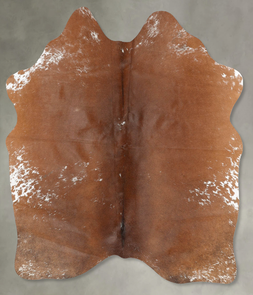 Salt and Pepper Brown Cowhide Rug #B30153
