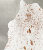 Salt and Pepper Brown Cowhide Rug #B30158