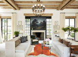 Brown and White Regular Cowhide Rug #B3018