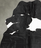 Black and White Cowhide Rug #B30190