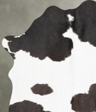 Black and White Cowhide Rug #B30201