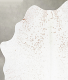 Salt and Pepper Brown Cowhide Rug #B30273