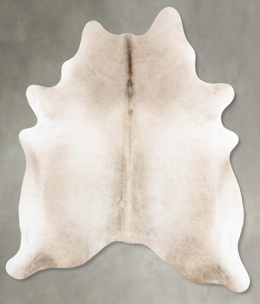Grey with Beige Cowhide Rug #B30393