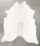Grey with Beige Cowhide Rug #B30413
