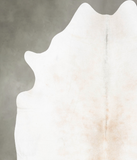 Grey with Beige Cowhide Rug #B30413
