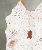 Salt and Pepper Brown Cowhide Rug #B30447