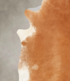 Solid Brown Cowhide Rug #B3046