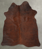 Dark Brindle Cowhide Rug #B30469