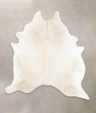 Ivory with Beige Cowhide Rug #B3061
