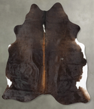 Chocolate Cowhide Rug #B30632