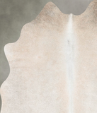 Grey with Beige Cowhide Rug #B30690