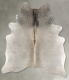 Grey with Beige Cowhide Rug #B30694