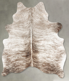Light Brindle Cowhide Rug #B30707