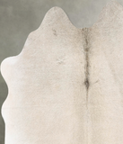Grey with Beige Cowhide Rug #B30711