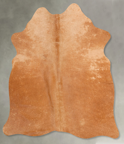 Solid Brown Cowhide Rug #B30747