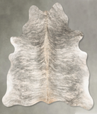 Grey Brindle Cowhide Rug #B30810