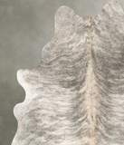 Grey Brindle Cowhide Rug #B30810
