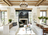 Brown and White Regular Cowhide Rug #B3081