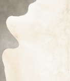 Ivory with Beige Cowhide Rug #B3087