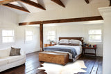 Ivory with Beige Cowhide Rug #B3087
