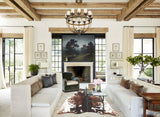 Chocolate and White Cowhide Rug #B3097