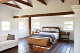 Brown and White Cowhide Rug #B30989