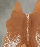 Salt and Pepper Brown Cowhide Rug #B30994