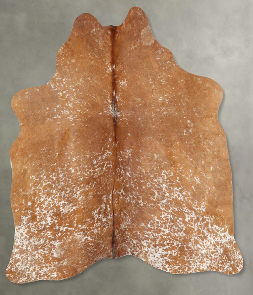 Salt and Pepper Brown Cowhide Rug #B31064