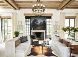 Brown with Red Cowhide Rug #B3127